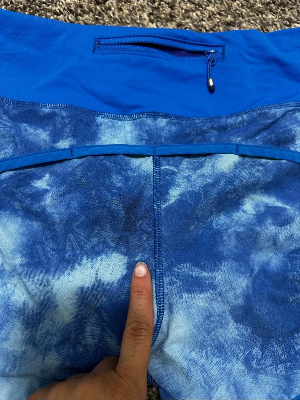 Lululemon tie dye shorts